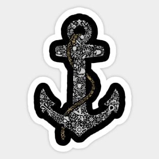 anchor abstract Sticker